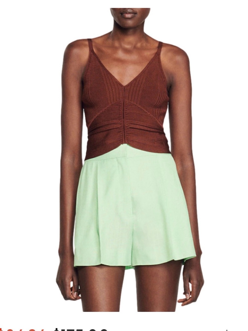 SANDRO
Alcudia Knit Crop Top size 1 NWT